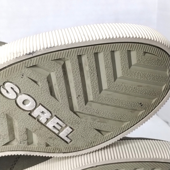 Sorel Out N About Wedge Slip On 9.5 Suede Sage Taupe - Picture 7 of 7